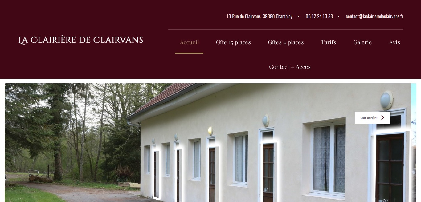 La Clairière de Clairvans, votre gîte de groupe dans le Jura