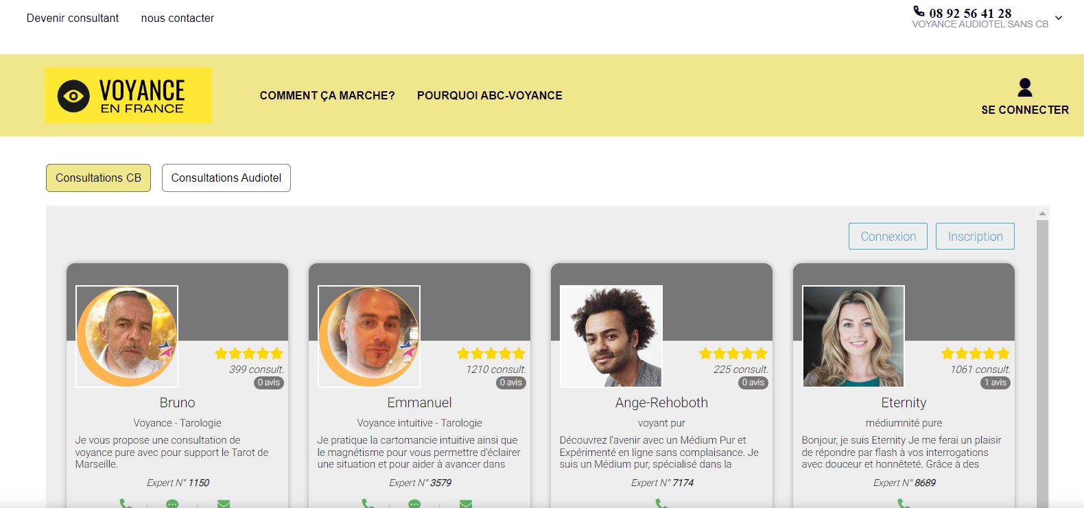 Service de voyance en France avec les vrais voyants